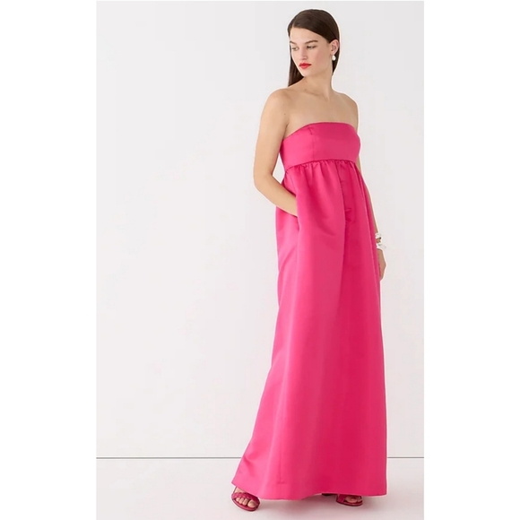 66. J.Crew Collection limited-edition strapless dress in duchesse satin - Picture 1 of 11